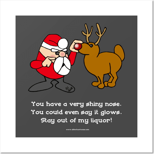 Funny Rude Santa Cartoons by Bill Abbott Wall Art by abbottcartoons